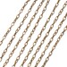 100 ft of antiqued brass over steel 5x3mm textured cable chain