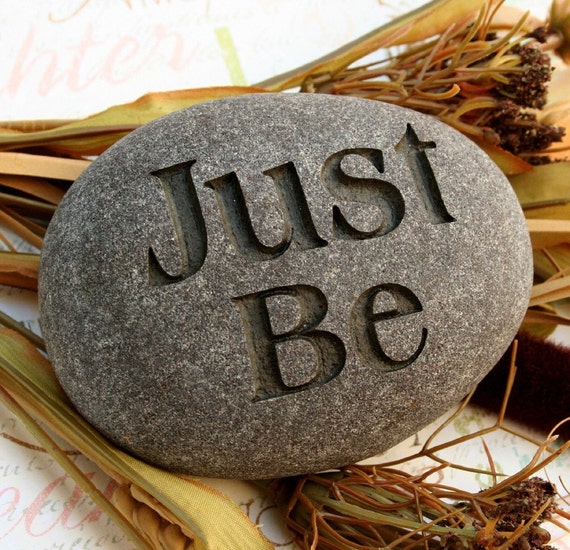 Inspirational Stone Engraved word stones by sjengraving on Etsy