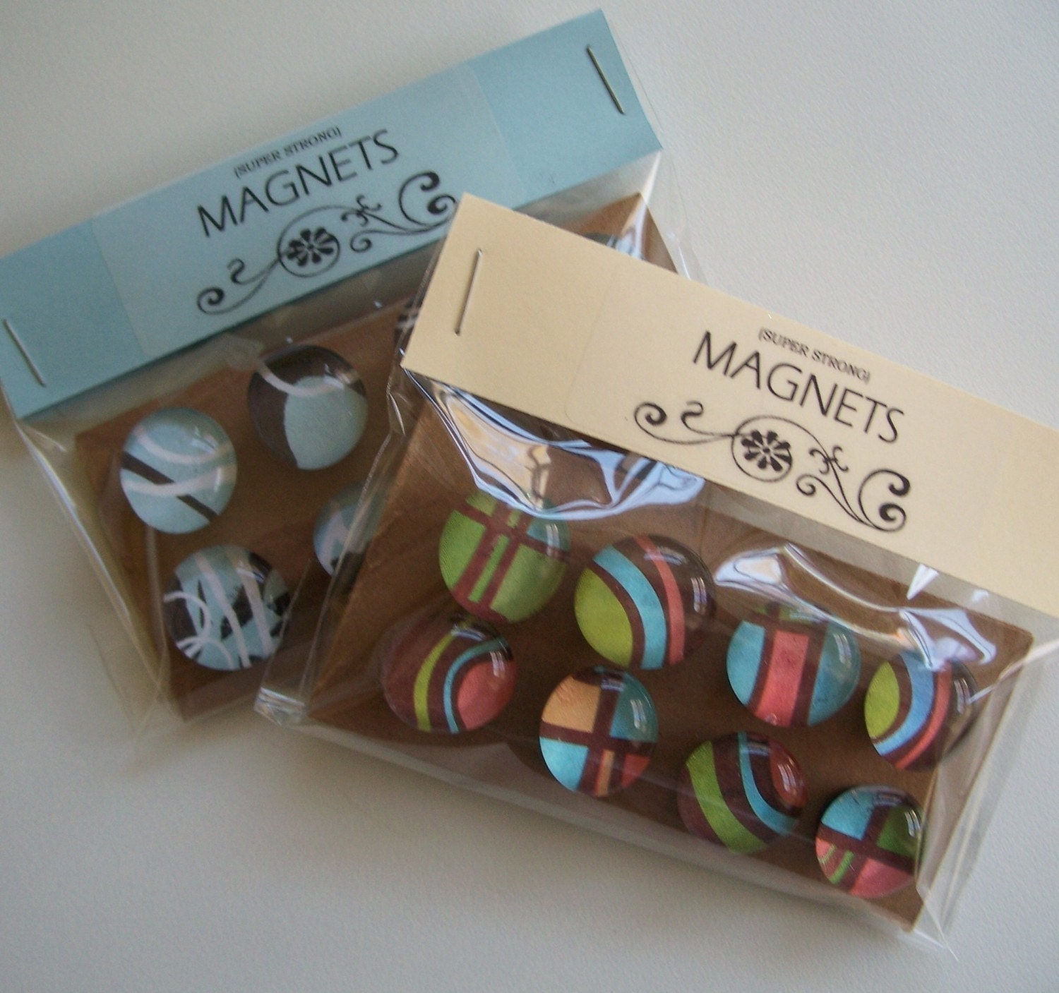Mixed Bag- set of 8 Glass Magnets
