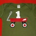 Little Red Birthday Wagon Short Sleeve