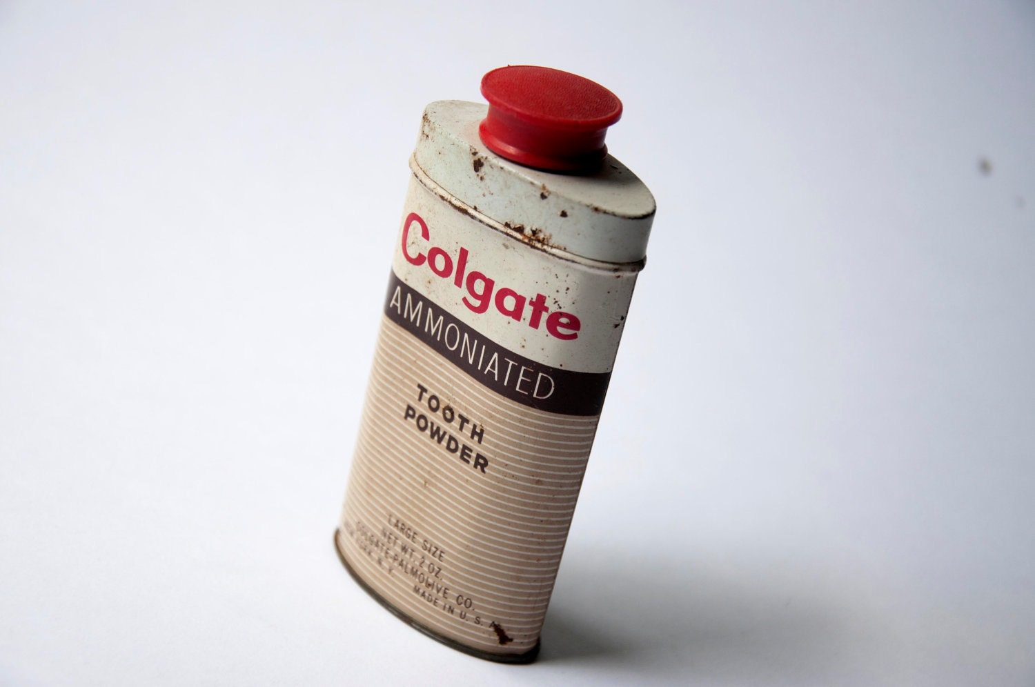 Vintage Colgate Ammoniated Tooth Powder 2 oz by NotYourMomsVintage