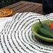 Modern Tea Towel with the Collective Animal Nouns Spiral : gift for grad or dad, gourmet chef