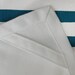Foodie Tea Towel - Purple and Teal Forks - eco kitchen, home decor, hostess gift, organic cotton