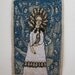 fantastical blue - an original embroidery artwork