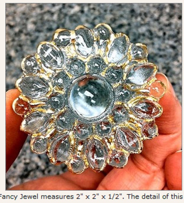 Incredible Edible Sugar Diamond Brooch Gold By Incredible Edible Sugar Diamond Brooch Gold By