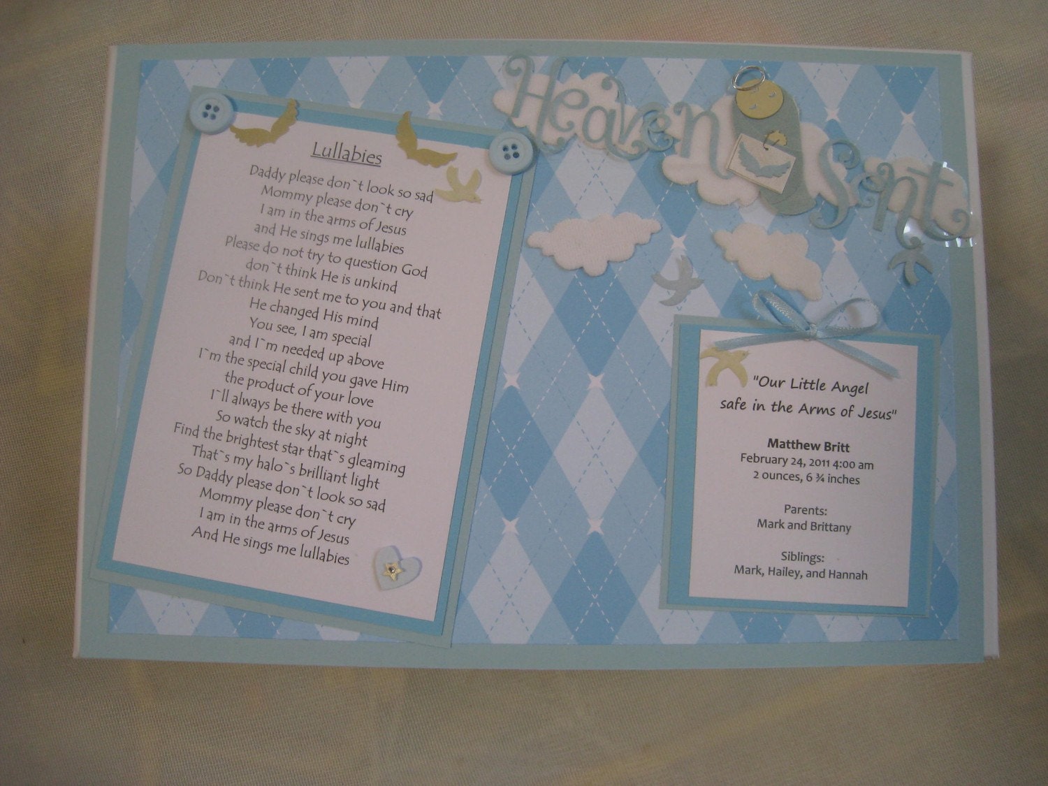 Baby Loss Keepsake Box by PeanutMolly on Etsy