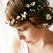 pearl wire tiara 'first frost'