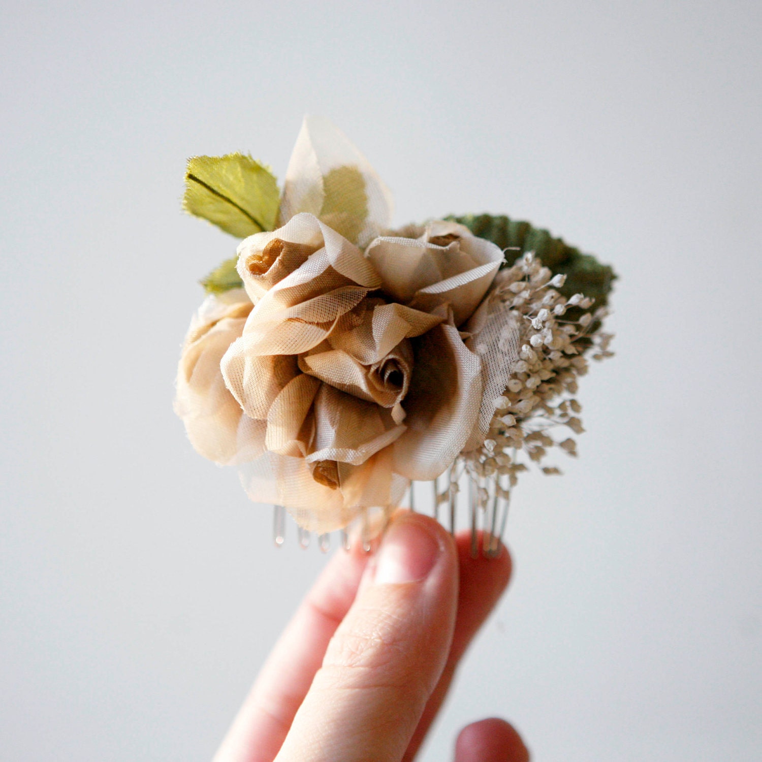 florence - vintage mini hair comb