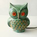 vintage owl light - table or accent lamp