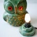 vintage owl light - table or accent lamp