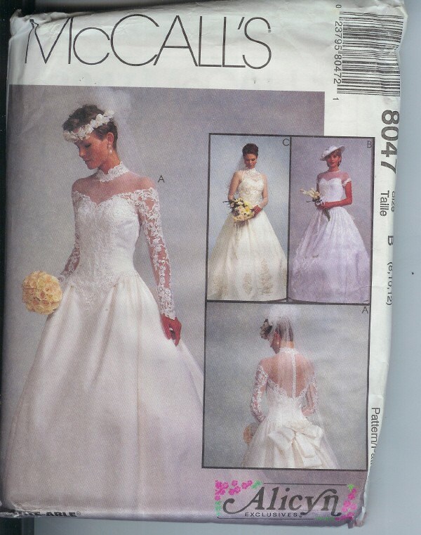 mcalls patterns for wedding dresses