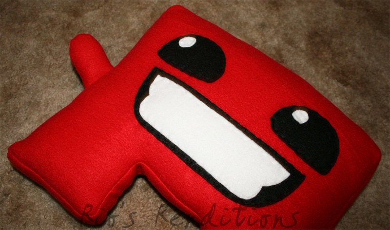 Meat Boy Handmade Plush