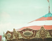 Baby nursery decor . kids room art  . dreamy carnival photography . whimsical summer art  print . Carousel