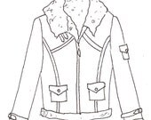 A Feminine B-3 Bomber Jacket (Adopt a Project for 100 Dollars off)