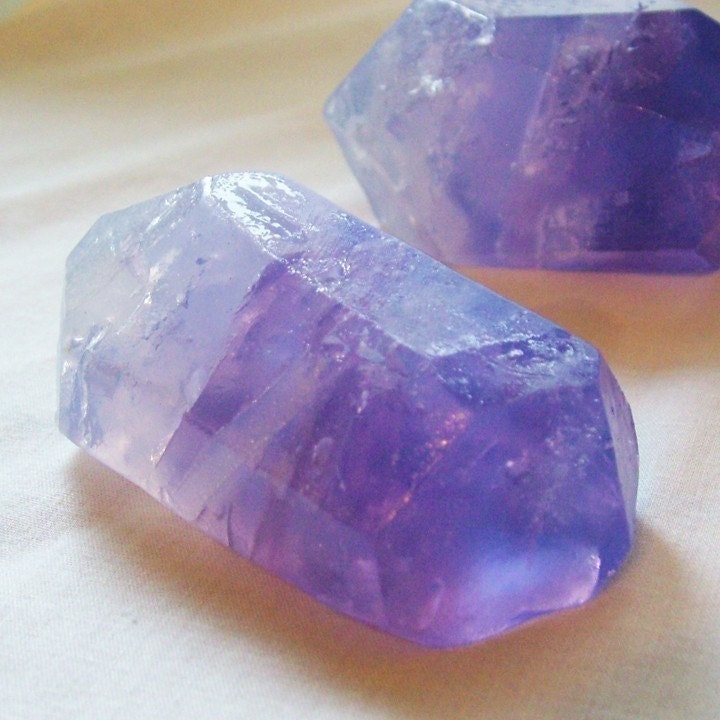 3 oz. Soap/Amethyst Crystal Soap