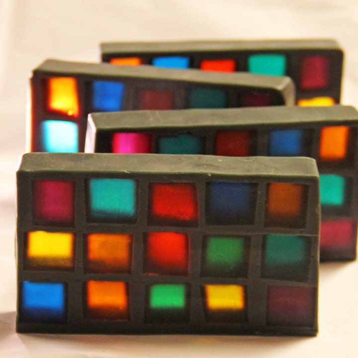 Stained Glass Soap called "Cathedral"