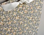 Fabric Magnet Board (13"x18") - Farmdale Blossoms in Natural -READY TO SHIP