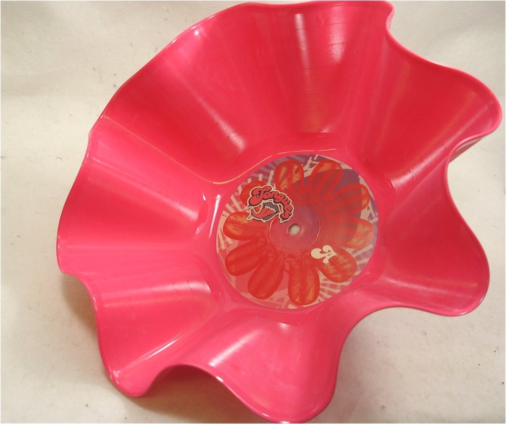 TONGUES Bubble Gum Pink Vinyl - Recycled Record Bowl