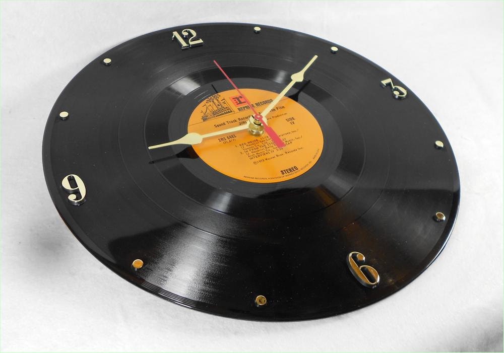 JIMI HENDRIX Film Soundtrack - Recycled Record Clock