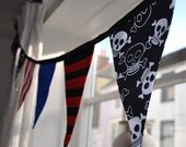 Sam's Pirate Bunting (black)