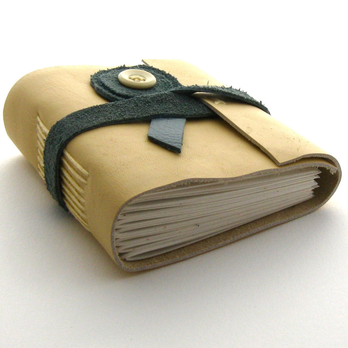 Handmade Leather Journal, The Lone Prairie Flower