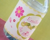 Caterpillar Water Bottle Labels