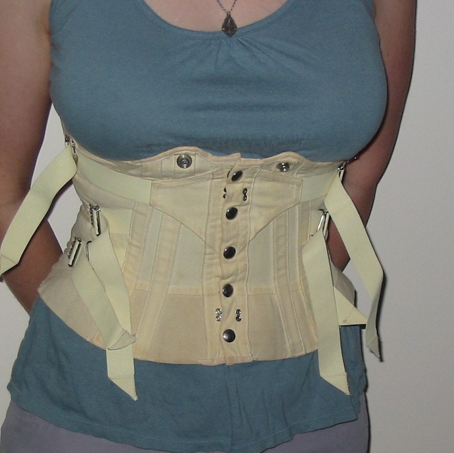 Vintage CAMP Medical Corset very steampunk by Reneesance on Etsy