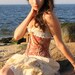 Bronze Steampunk Corset- Brocade Silk- Steampunk Wedding- Lingerie