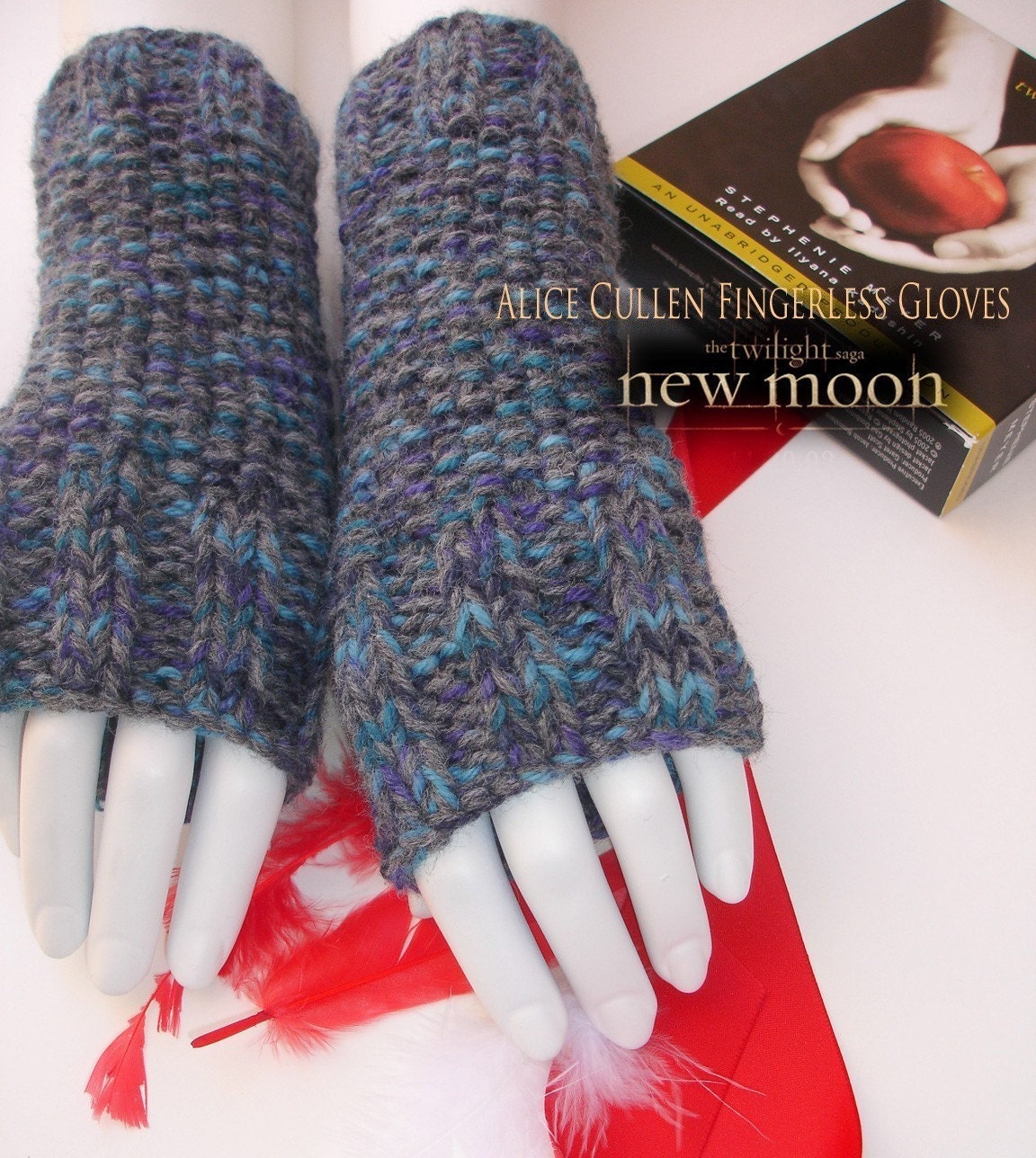 Alice Cullen Fingerless Gloves- New Moon - free shipping
