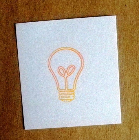 Light Bulb Stamp