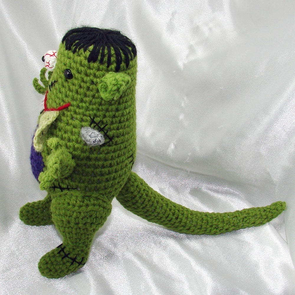 Special Edition FrankenGerbil Crocheted Amigurumi Doll