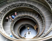 ROMAN HOLIDAY - one 11 x 14 fine art photography print (Vatican Spiral - Vatican Museum, Vatican City)