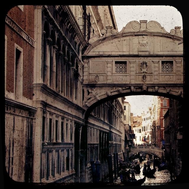MERCHANT OF VENICE - one 8 x 8 fine art photography print (Bridge of Sighs, Venice, Italy)