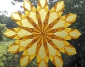 Gold Window Star with 12 Points