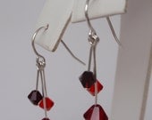 Swarovski Earrings for Zigzag necklace