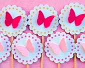 The Butterfly Collection - Cupcake Toppers from Mary Had a Little Party