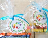 The ART Party - Fantastic Favor Tags with Bags from Mary Had a Little Party