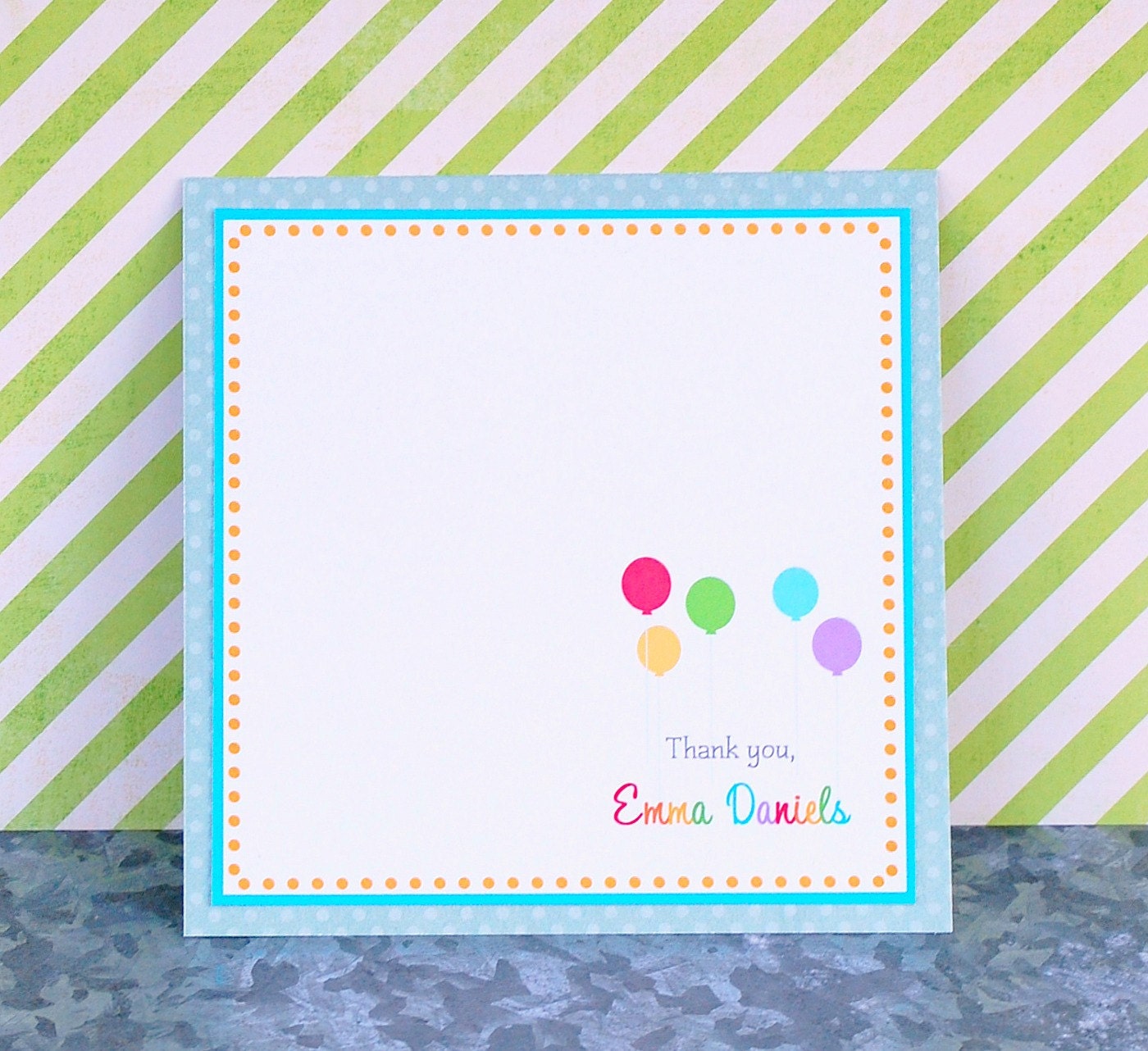 The Vintage Balloon Collection - Custom Thank You's from Mary Had a Little Party