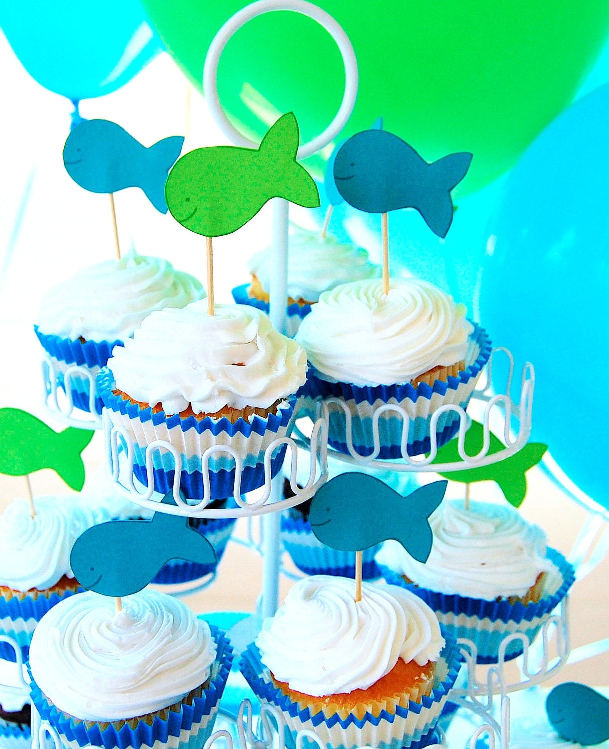 The MERMAID Collection - Personalized Cupcake Toppers