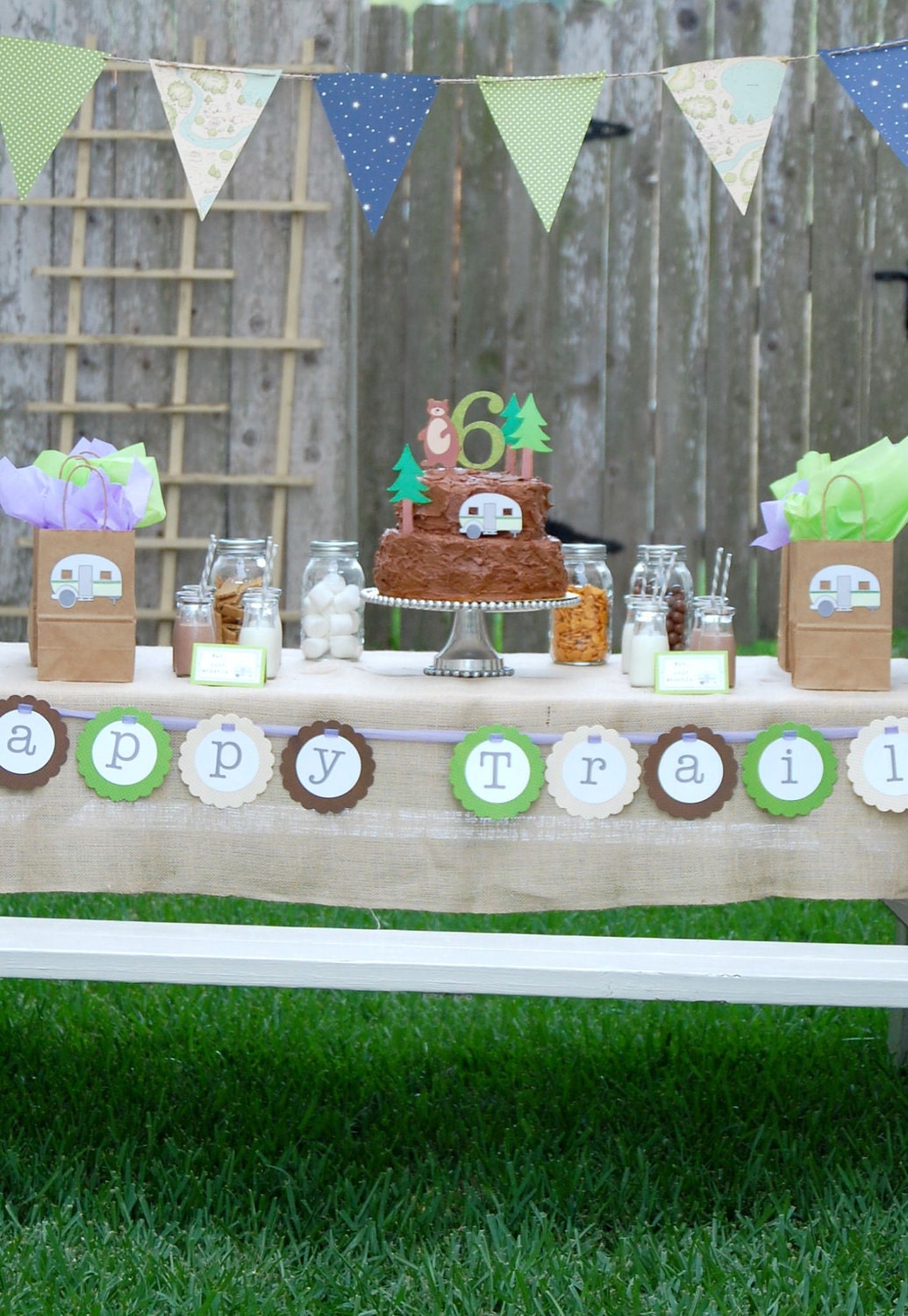 The Great CAMPOUT - Custom Cupcake Toppers and Their Wraps from Mary Had a Little Party