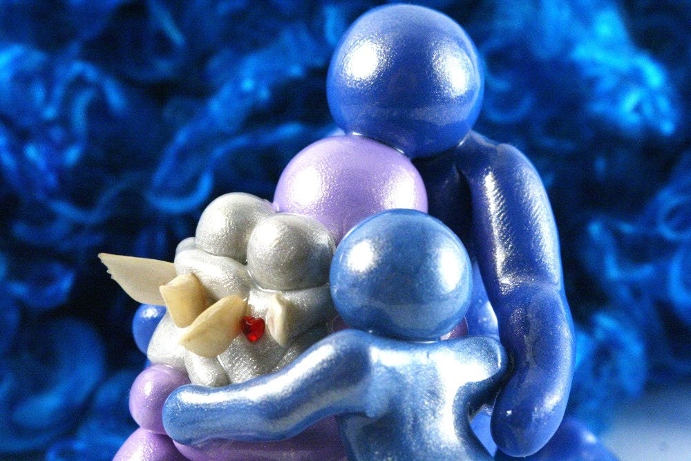 Unity - Family of Five with Twin Angels and Older Sibling - customized to your family