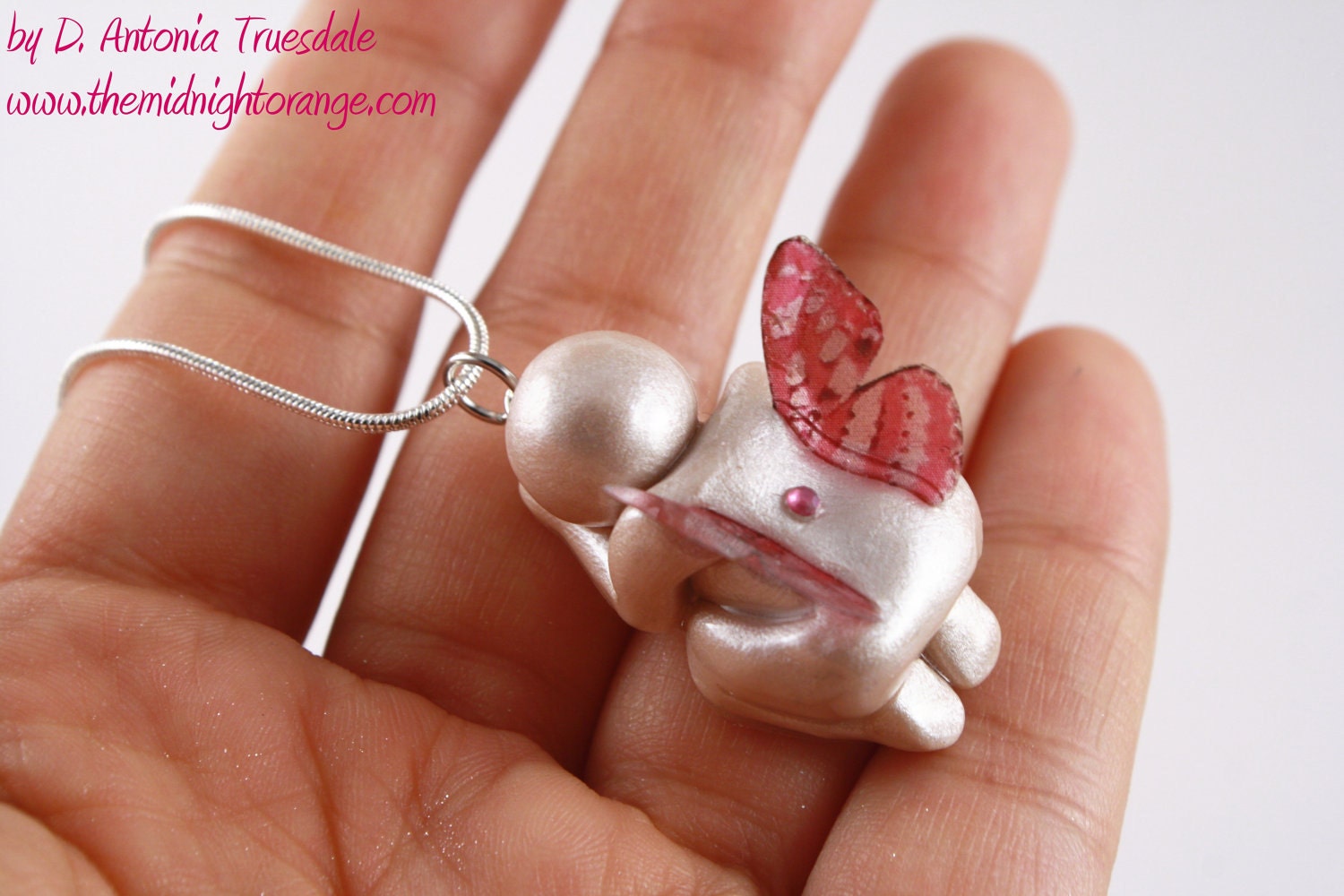 Butterfly Baby necklace - ready to ship