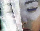 Fine Art Print, Giclee Archival Print, Photomontage, Collage, Painted Photographs, The Story of Geisha   Archival Giclee Print - ImagineStudio