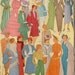 Modern costumes 1900 to 1950...fashion ephemera to frame or for artwork