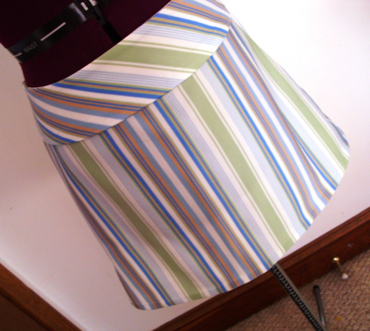 SALE RETRO stripe mini skirt W32