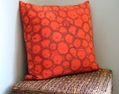 SPICE hand dyed silk pillow cover
