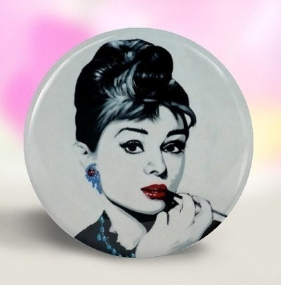 Buy 3 Get The 4th Free - Pocket Mirror - AUDREY RED LIPS