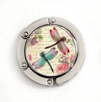 Purse Hanger Bag Hook - DRAGONFLIES