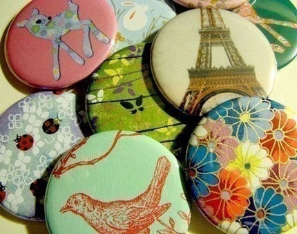 Set of 10 Pocket Mirrors with Bags - Surprise Pack