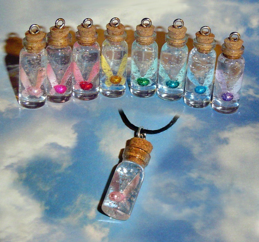 Legend of Zelda - Fairy in a Bottle Charm Necklace